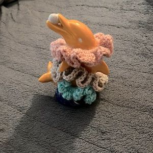 Set of 3 handmade crocheted scrunchies